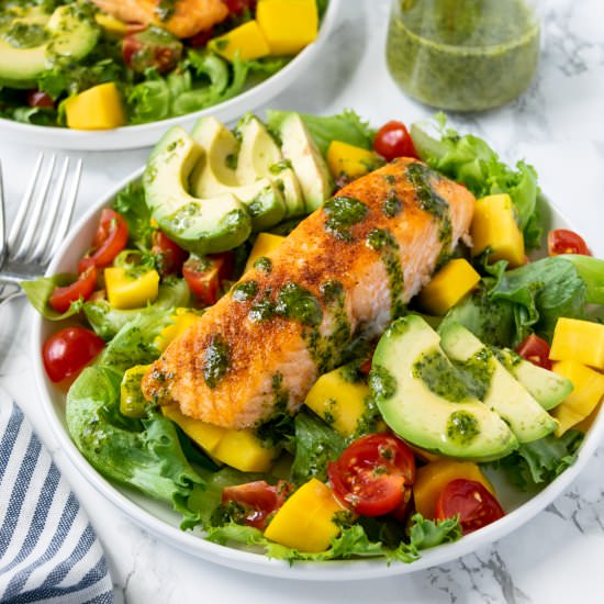 Mango Salmon Salad - Recipe photo by freshapron