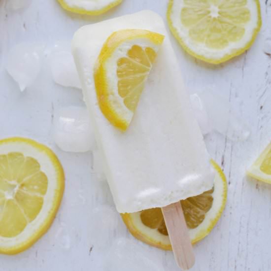 Lemonade Popsicles (4 Ingredients) - Recipe photo by homebodyeats