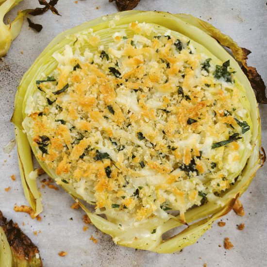 Crispy Roasted Cabbage - Recipe photo by AmysNutritionKitchen