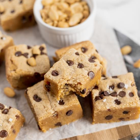 Chocolate Chip Peanut Butter Blondi - Recipe photo by AllThingsMamma