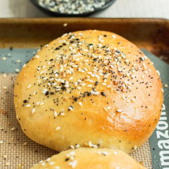 Whole Wheat Burger Buns - Recipe photo by sticksscratchkitchen