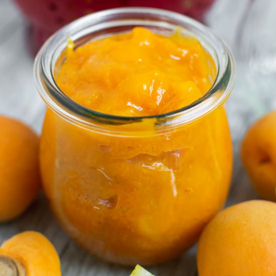 Apricot Jam - Recipe photo by sticksscratchkitchen