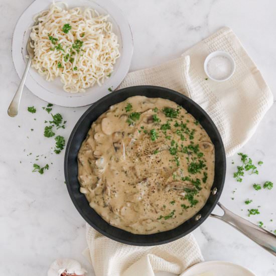 Mushroom stroganoff - Recipe photo by vanillafrost4
