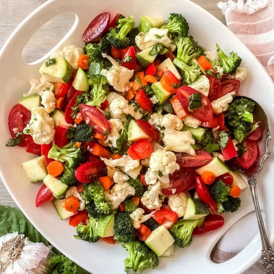 Marinated Vegetable Salad - Recipe photo by SugarandSnapPeas