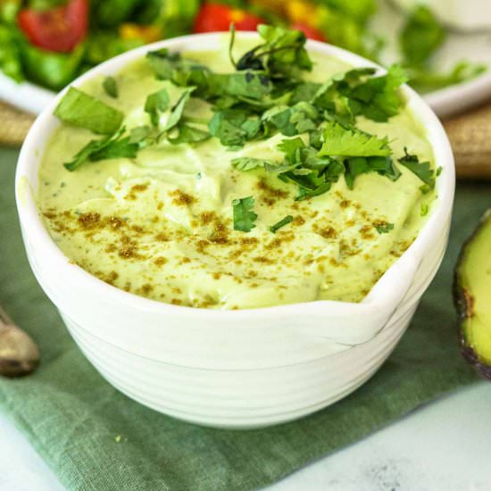 Avocado Crema - Recipe photo by peelwithzeal