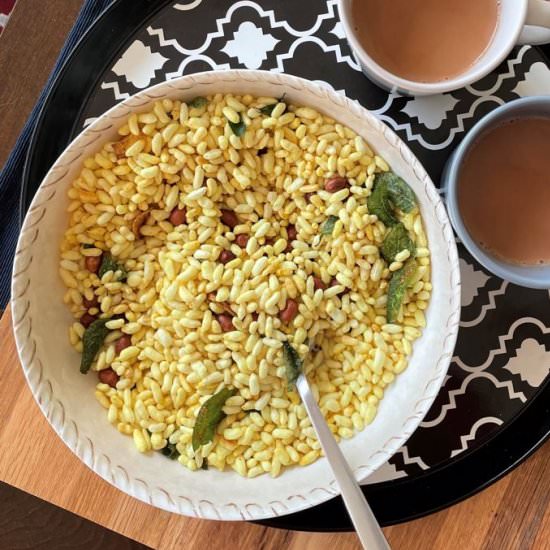 Kara Pori Spicy Puffed Rice - Recipe photo by butfirstchai
