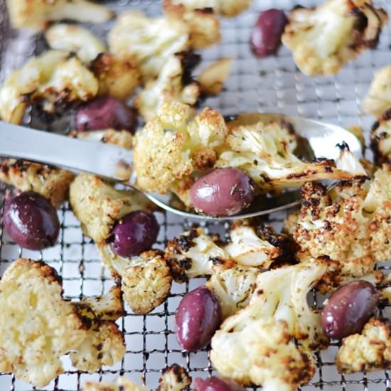 Air Fryer Greek Cauliflower - Recipe photo by Lichenpaleolovingaip