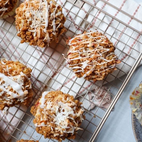 Strawberry Coconut Muffins - Recipe photo by blessthismeal
