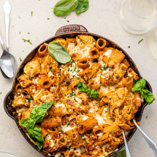 Buffalo Chicken Pasta - Recipe photo by BritneyBreaksBread