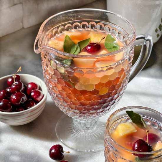 Pineapple Chamomile Tea Mocktail - Recipe photo by thirstyradish