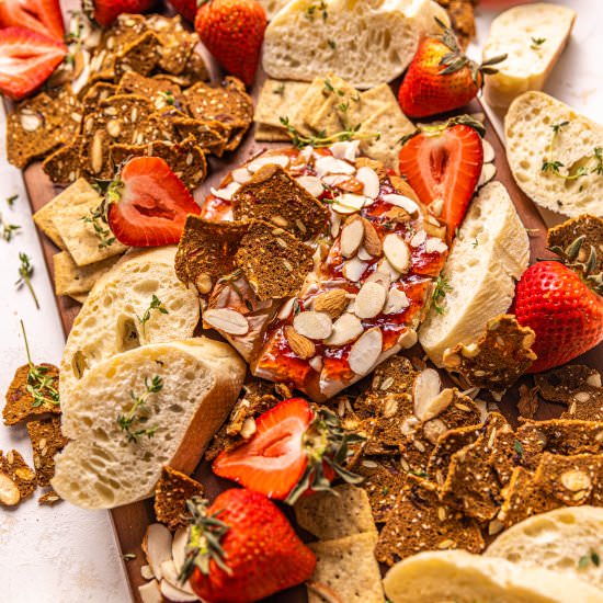 Baked Brie with Jam - Recipe photo by BritneyBreaksBread