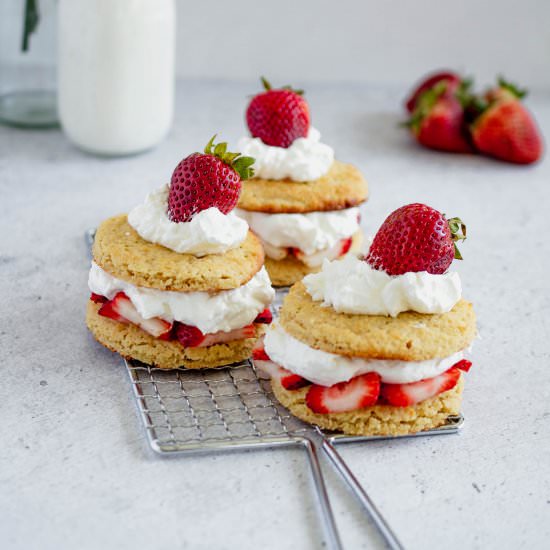 Easy Keto Strawberry Shortcake - Recipe photo by fitandfull