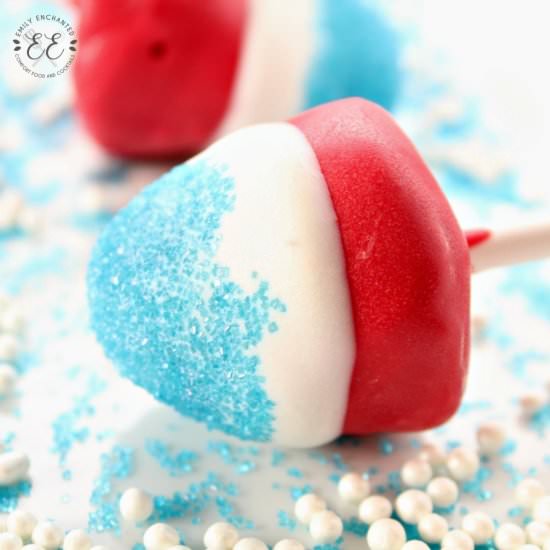 4th of July Strawberry Pops - Recipe photo by emilyenchanted