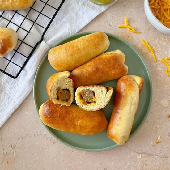 Vegan Kolaches (Texas Klobasnek) - Recipe photo by serenetrail