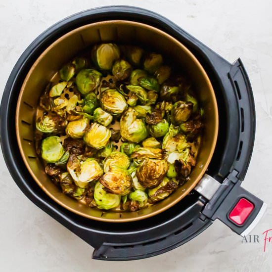 Air Fryer Brussel Sprouts - Recipe photo by Air Fryer Eats