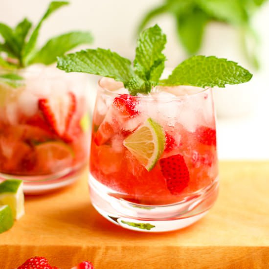 Strawberry Mojito Recipe - Recipe photo by suebeehomemaker
