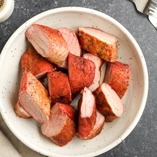 Smoked Pork Tenderloin - Recipe photo by suebeehomemaker