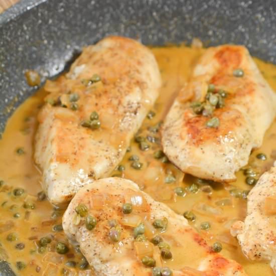 Lemon Caper Chicken - Recipe photo by littlebitrecipes