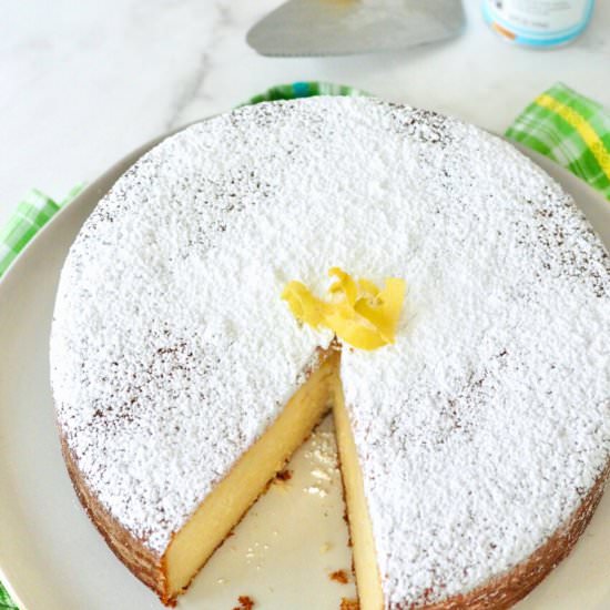 Italian Lemon Ricotta Cake Recipe - Recipe photo by thefreshcooky