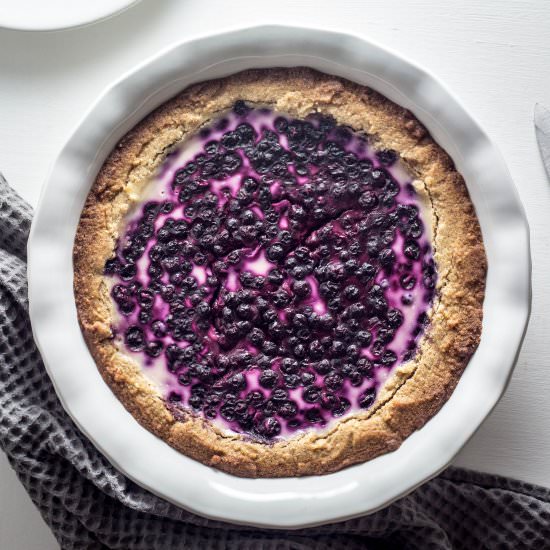 vegan mustikkapiirakka - Recipe photo by Wee Little Vegans