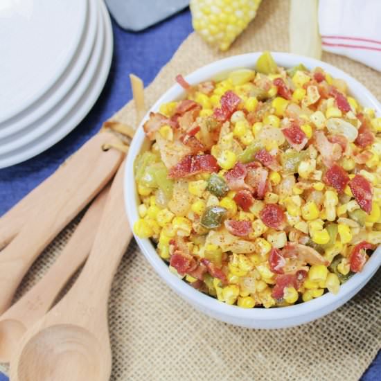 Cajun Corn - Recipe photo by BakingBeauty