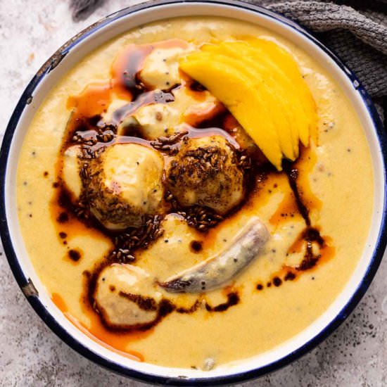 Mango Kadhi - Recipe photo by myfoodstory