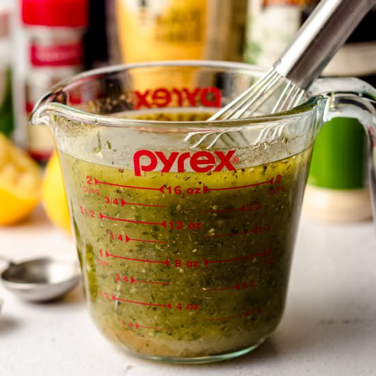 homemade italian dressing - Recipe photo by freshaprilflours