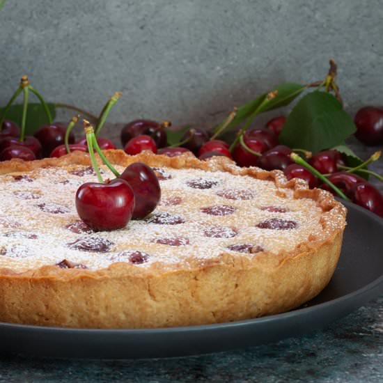 TARTA DE CEREZAS - Recipe photo by JUEGODESABORES