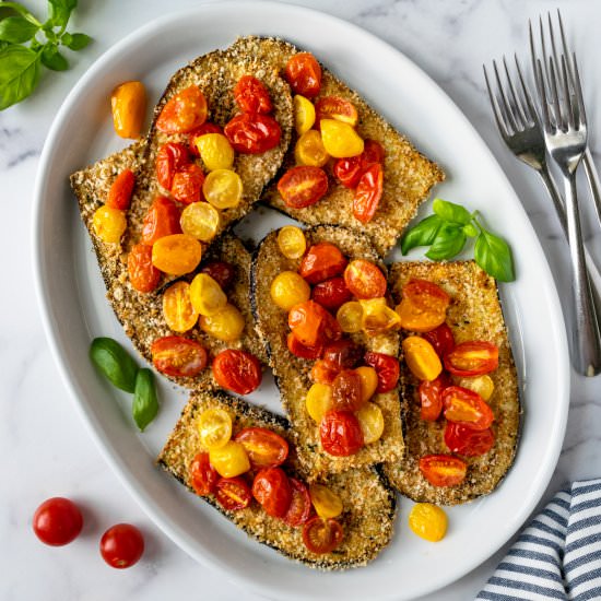 Crispy Baked Eggplant - Recipe photo by freshapron