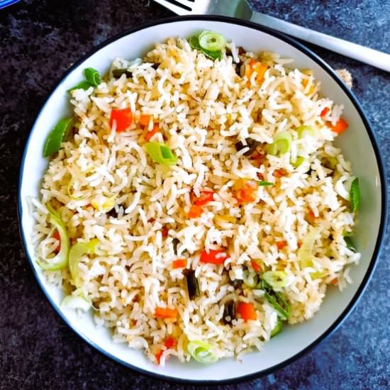 Veg Fried Rice Recipe - Recipe photo by Pavanis Kitchen