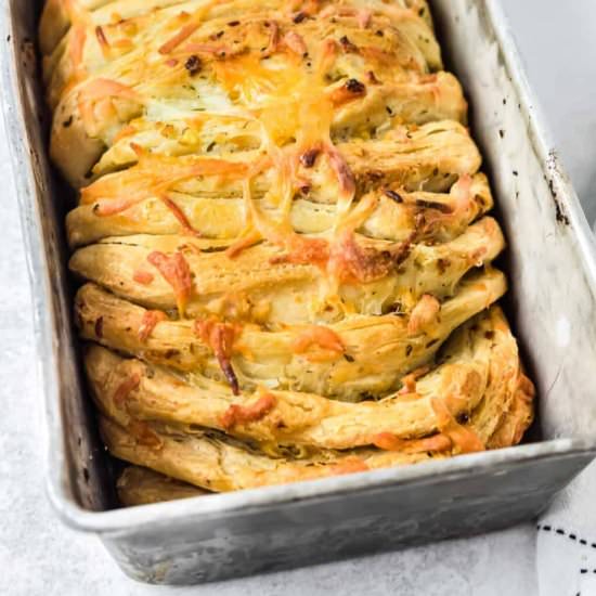 Cheesy Pull Apart Garlic Bread - Recipe photo by OnMyKidsPlate