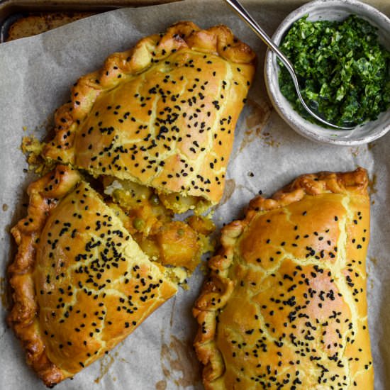 Curried Potato Pasties - Recipe photo by missrachelphipps