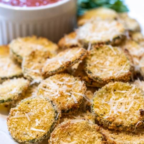 Crispy Oven Fried Zucchini - Recipe photo by This Home Kitchen