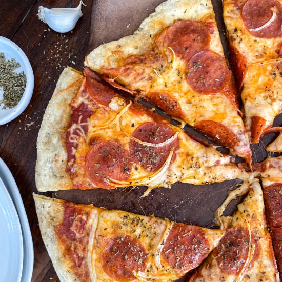 Italian Herb and Garlic Pizza Crust - Recipe photo by Nictastingspoon