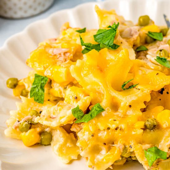 Easy Tuna Casserole - Recipe photo by Flavor Mosaic