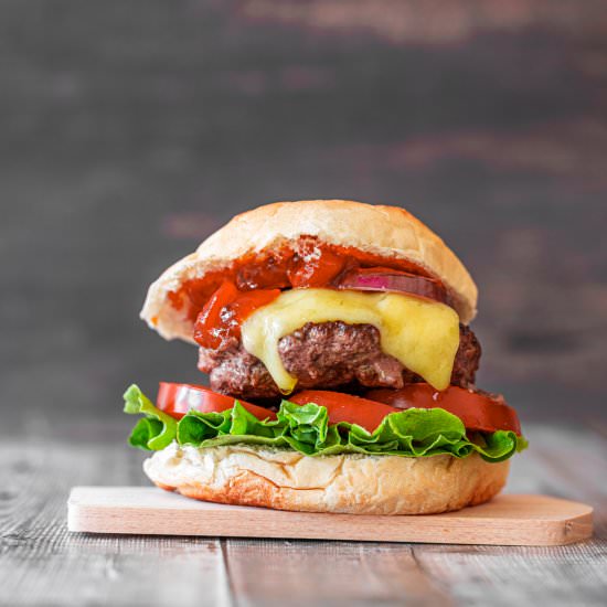 Rosemary and Thyme Burgers - Recipe photo by Searchingforspice