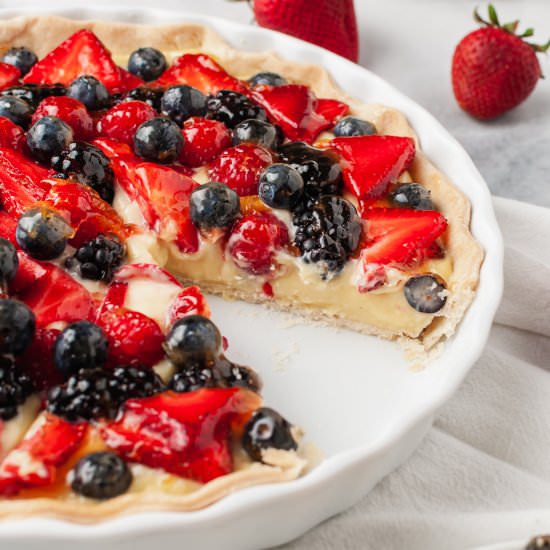 Fruit Tart - Recipe photo by AllThingsMamma