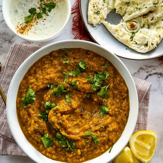 Sheet Pan Baingan Bharta - Recipe photo by Sweet Simple Masala