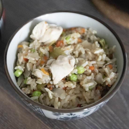 Chicken and gobo takikomi gohan - Recipe photo by foodmakesmehappy