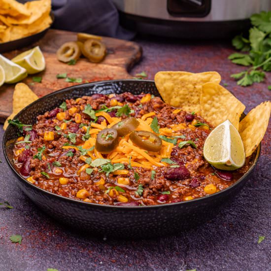 Slow Cooker Chilli Con Carne - Recipe photo by Flawless Food