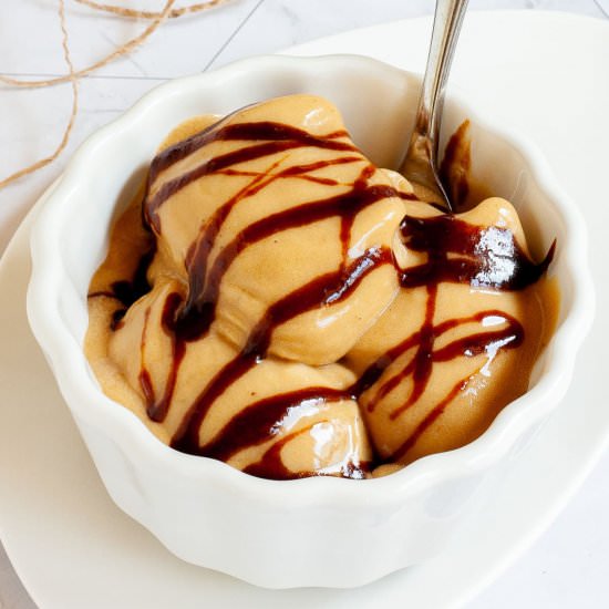 Caramel Nice Cream - Recipe photo by MyPurePlants