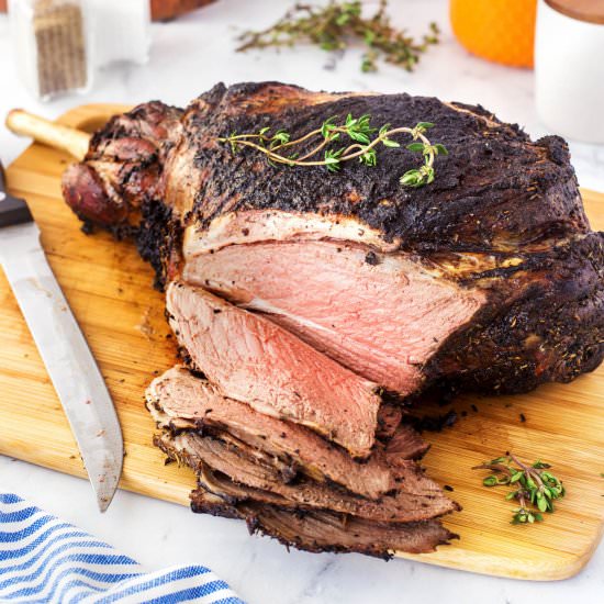 BBQ leg of lamb - Recipe photo by BBQing With The Nolands