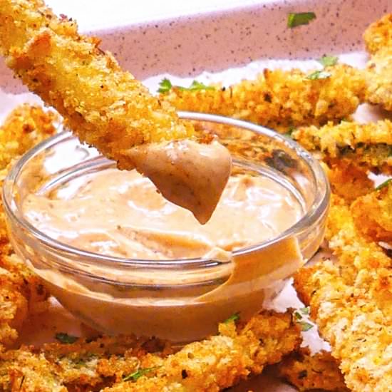 Crispy Baked Zucchini Fries - Recipe photo by kidtestedrecipes