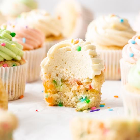 Confetti Cupcakes - Recipe photo by sugarsaltmagic