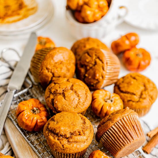 Pumpkin Muffins - Recipe photo by BritneyBreaksBread