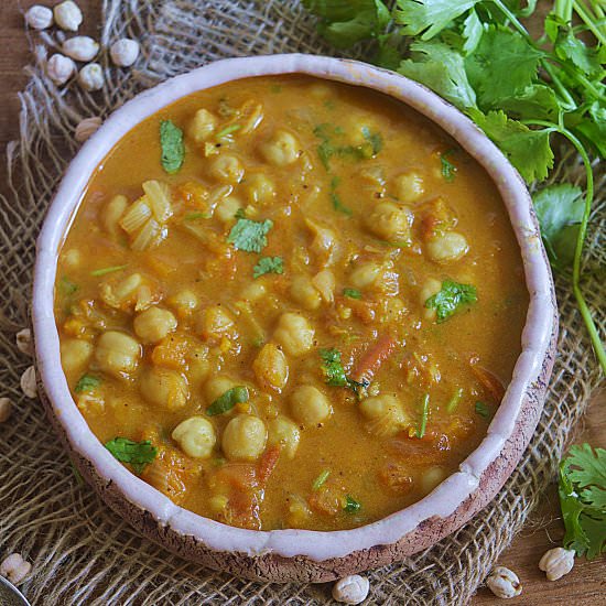 Butternut Squash and Chickpea Curry - Recipe photo by Sharmila Kingsly