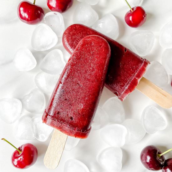 Cherry mango popsicles - Recipe photo by Low Histamine Kitchen