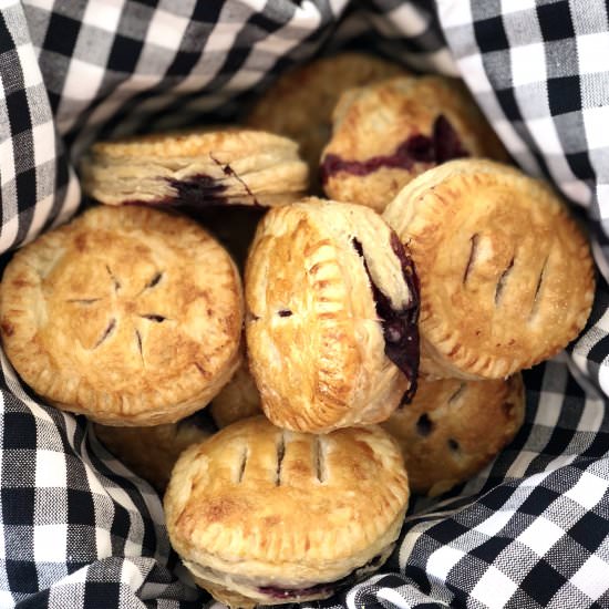 Blueberry Hand Pies - Recipe photo by StyleandGrace