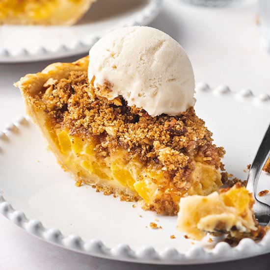 Peach Pie - Recipe photo by bellyfull