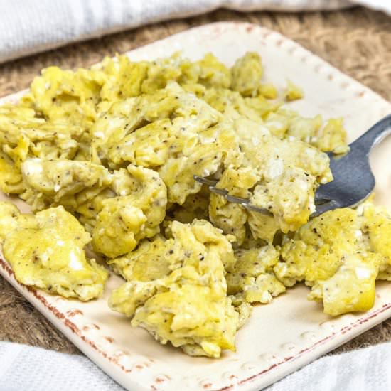 Olive Oil Scrambled Eggs - Recipe photo by tamararay